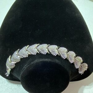 Vintage Coro Bracelet Signed Pegasus Retro Costume Jewelry